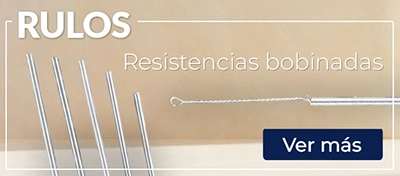 Resistencias bobinadas, rulos de 600w, rulos de 800w, rulos de 100w. Varias potencias de rulos, para calentar ladrillos o cerámicas en invierno. Ideal para calentadores de mesa o comidas.