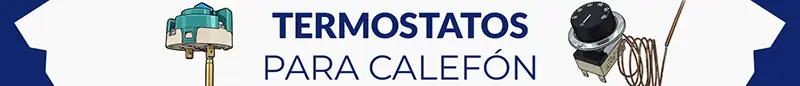 Termostatos automáticos para calefón eléctrico Orion, Delne, Warners, James, Thompson, entre otros. También termostatos para calefón eléctrico bipolares de rearme manual.