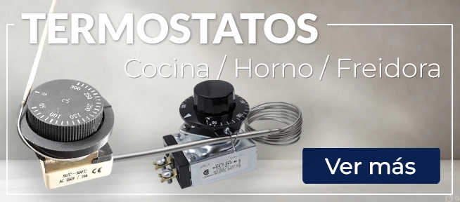 Termostato para cocina u horno 50-300 grados, termostatos para freidora industrial robertshaw brasilero.