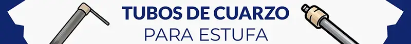 Tubos cuarzo para estufas eléctricas James, Punktal, Kassel, Microsonic, Futura, Rotel, Everest y más. Resistencias rulos bobinados para estufas eléctricas de diversos largos.