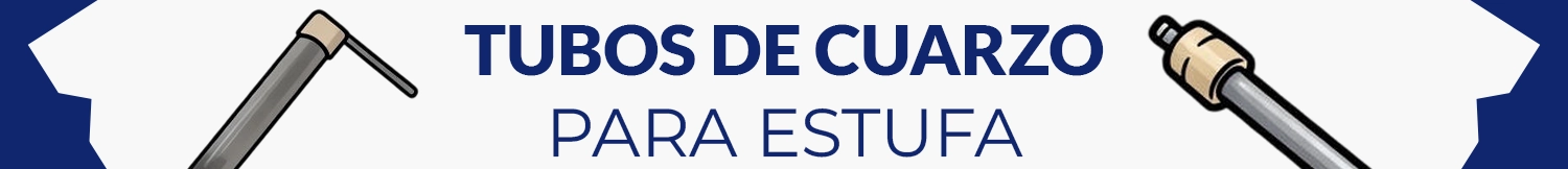 Tubos cuarzo para estufas eléctricas James, Punktal, Kassel, Microsonic, Futura, Rotel, Everest y más. Resistencias rulos bobinados para estufas eléctricas de diversos largos.