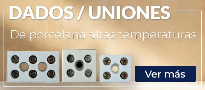 Dados Uniones bipolares o trifásicas de porcelana para conexiones eléctricas, soportan altas temperaturas. Dados Uniones bipolares o trifásicos de 5 ampers, 10 ampers, 15 ampers.