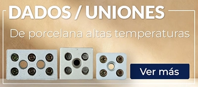 Dados Uniones bipolares o trifásicas de porcelana para conexiones eléctricas, soportan altas temperaturas. Dados Uniones bipolares o trifásicos de 5 ampers, 10 ampers, 15 ampers.
