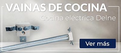 Resistencia tipo vaina de cocina eléctrica Delne. Para las antiguas cocinas delne que usan resistencias de chapa con cerámica.
